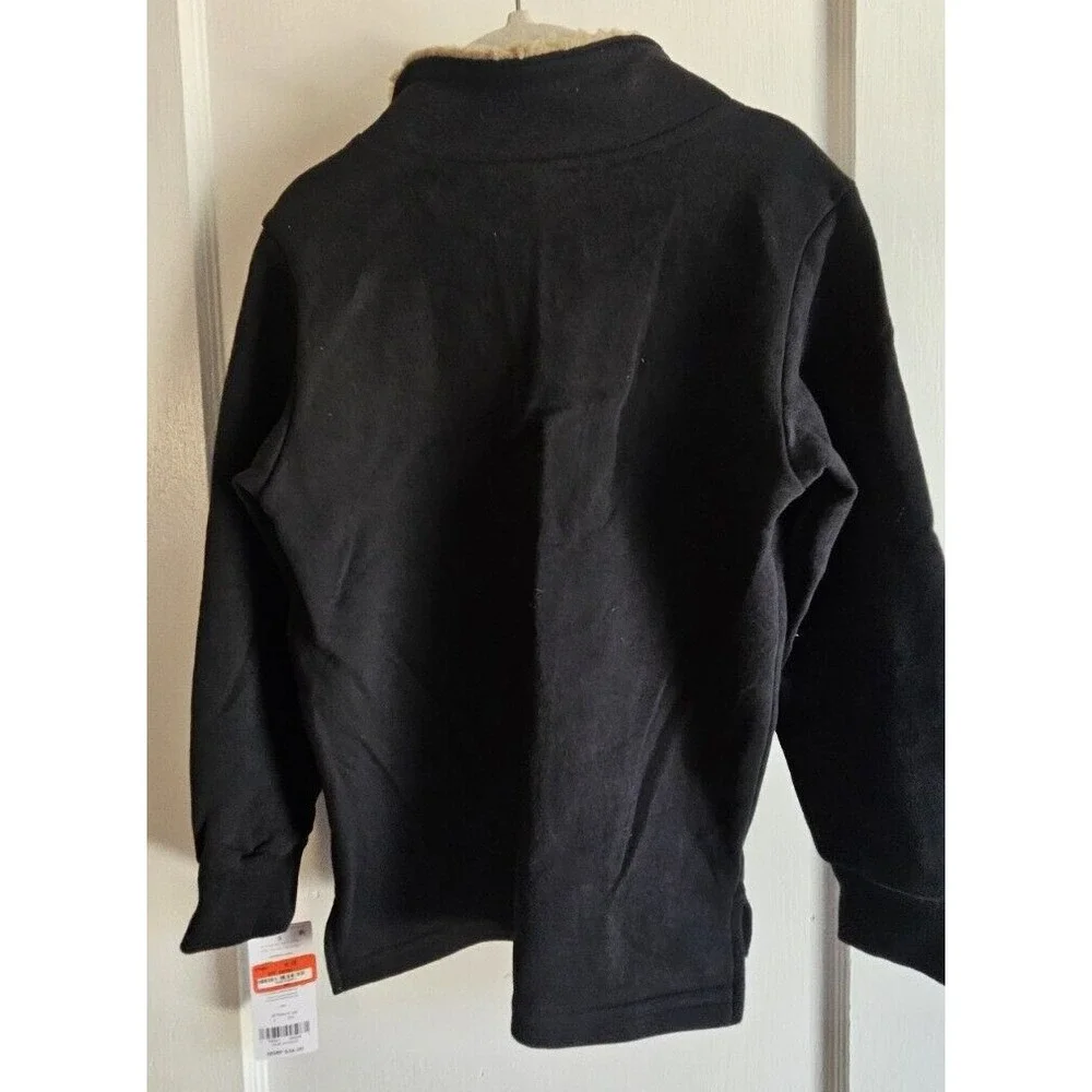 NWT‎ Carter's kid faux fur sherpa collar fleece pullover sweater sz 5/5A